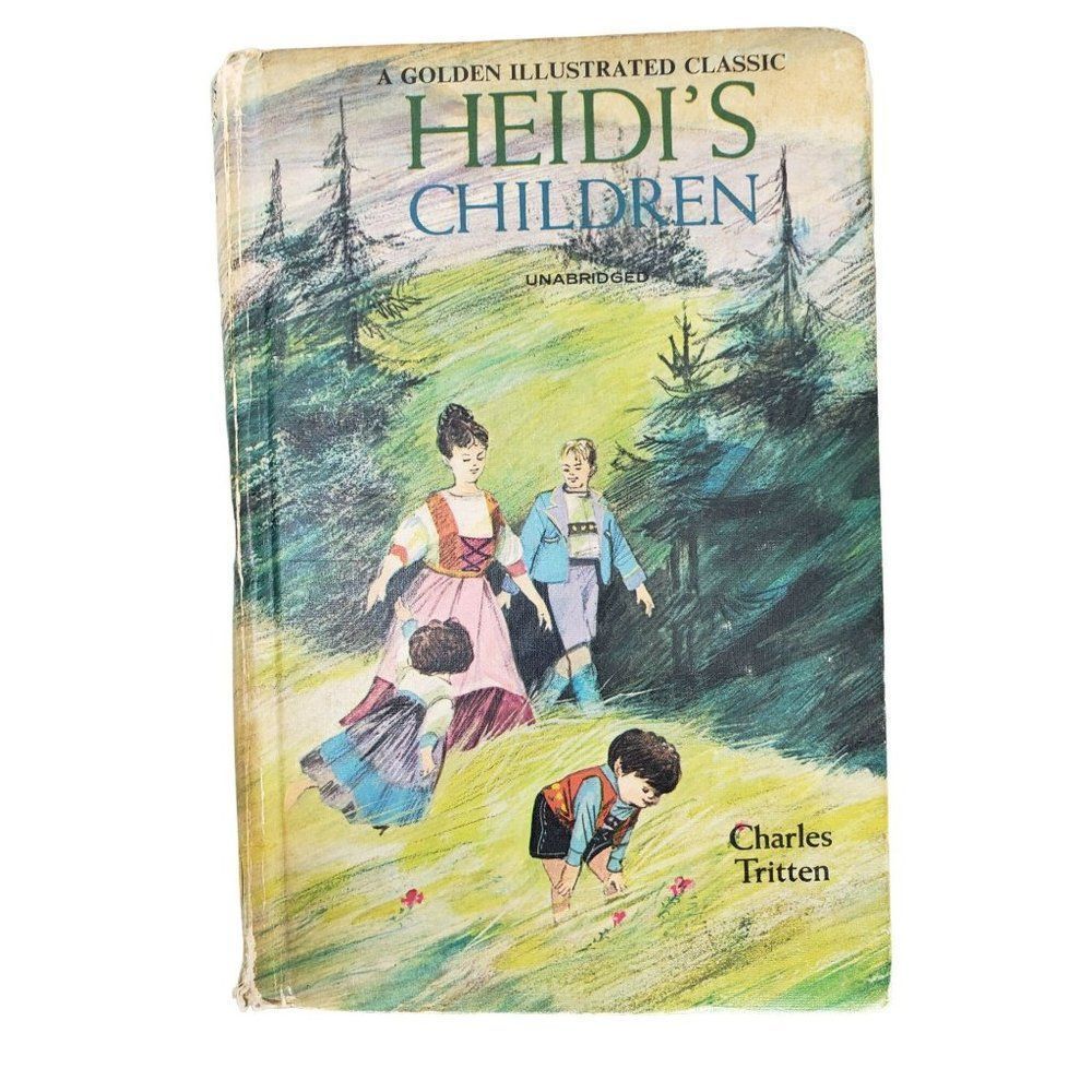 Vintage 1967 Unabridged Versions Heidi's Children Written By Charles Tritten Pub